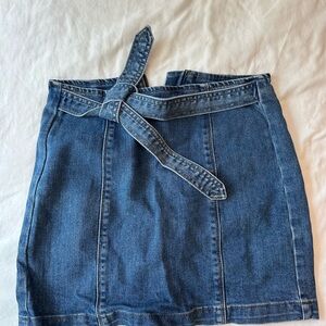 PacSun Blue Denim Mini Skirt
